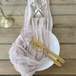 Tischläufer Käsetuch als Meterware rosa blush (4,90€/ m)